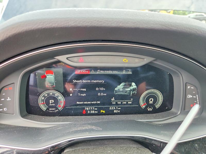 2023 Audi Q7 მანქანა იყიდება აუქციონზე, vin: WA1LCBF78PD000815, აუქციონის ნომერი: 64629136