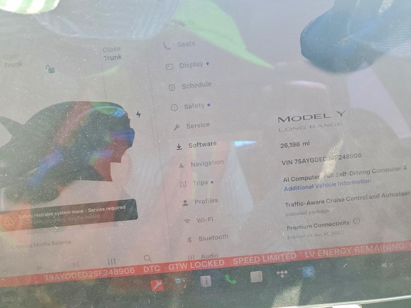 Aukcja sprzedaży 2025 Tesla Model Y, vin: 7SAYGDED2SF248906, numer aukcji: 64057276