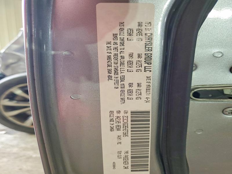 Aukcja sprzedaży 2014 Chrysler 300, vin: 2C3CCAGG9EH273605, numer aukcji: 62624726