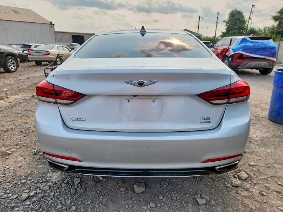 2018 Genesis G80 მანქანა იყიდება აუქციონზე, vin: KMHGN4JEXJU235447, აუქციონის ნომერი: 64901086
