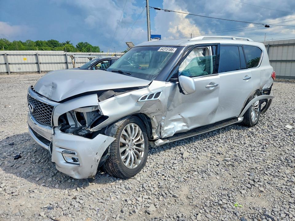 2016 Infiniti Qx80 მანქანა იყიდება აუქციონზე, vin: JN8AZ2NF5G9611607, აუქციონის ნომერი: 64315186