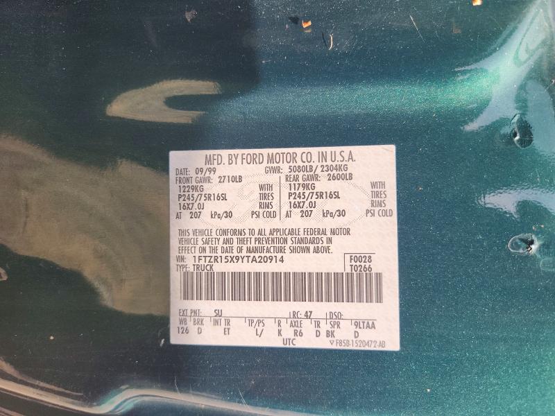 Продаж на аукціоні авто 2000 Ford Ranger, vin: 1FTZR15X9YTA20914, номер лоту: 64847146