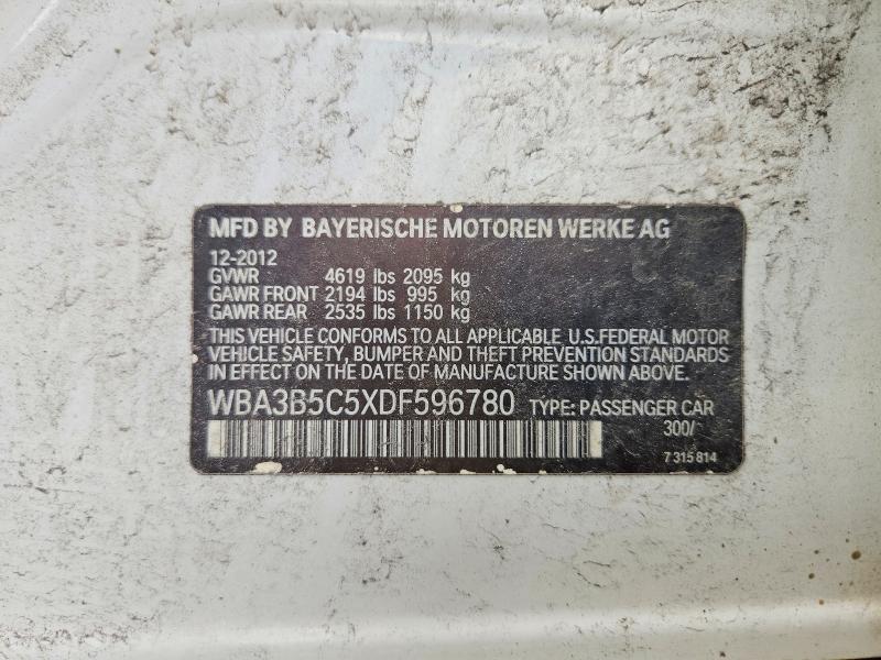 2013 Bmw 328 მანქანა იყიდება აუქციონზე, vin: WBA3B5C5XDF596780, აუქციონის ნომერი: 62634356
