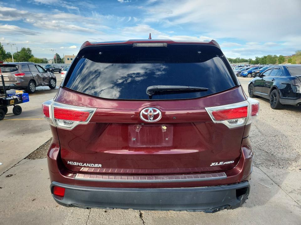 Продажа на аукционе авто 2016 Toyota Highlander, vin: 5TDJKRFH1GS344377, номер лота: 67124306