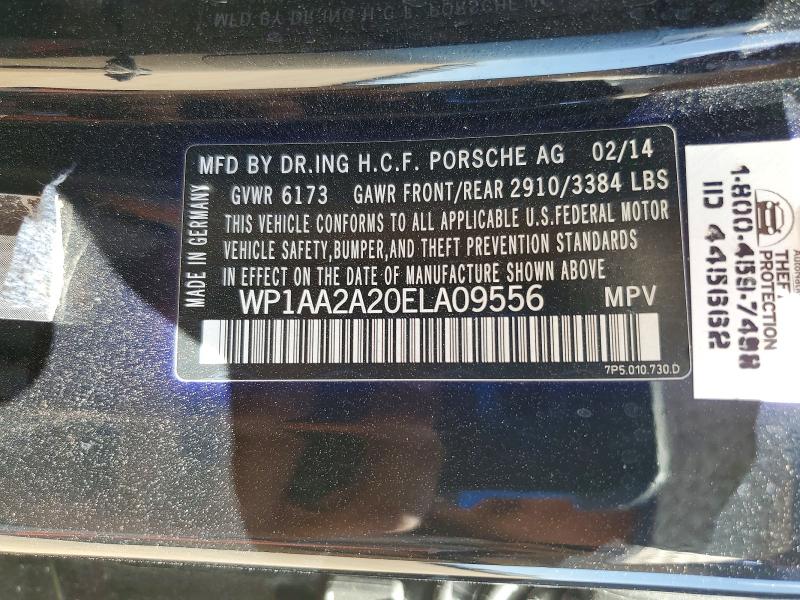 Продаж на аукціоні авто 2014 Porsche Cayenne, vin: WP1AA2A20ELA09556, номер лоту: 64233886