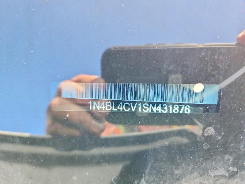 Продажа на аукционе авто 2025 Nissan Altima, vin: 1N4BL4CV1SN431876, номер лота: 62677566