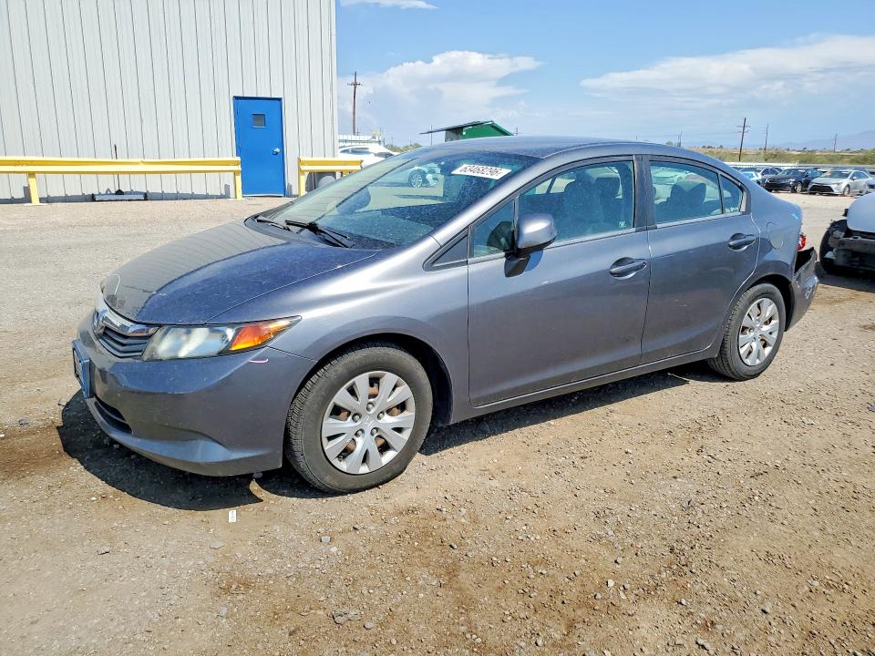 63468296 :رقم المزاد ، 19XFB2F51CE009613 vin ، 2012 Honda Civic مزاد بيع