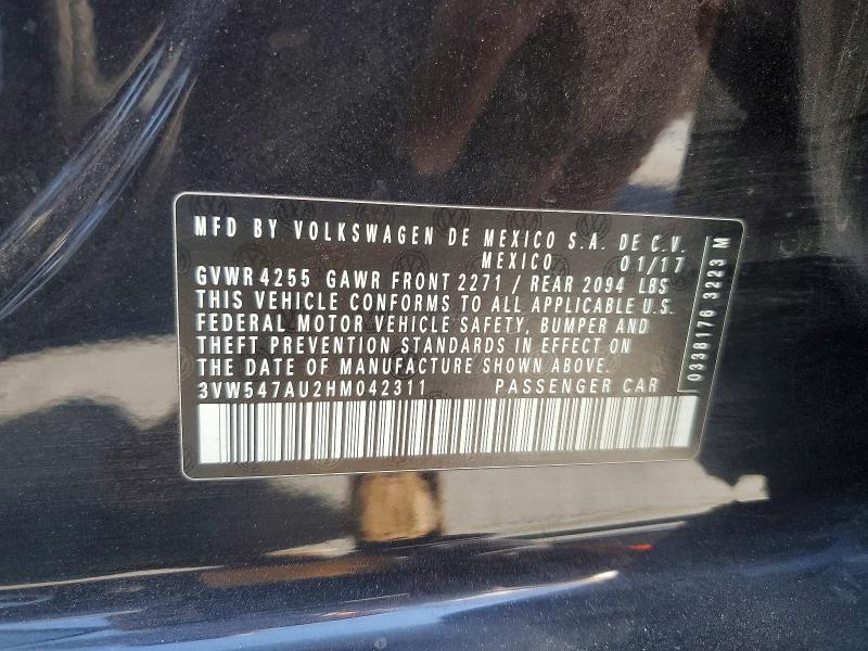 Продаж на аукціоні авто 2017 Volkswagen Gti, vin: 3VW547AU2HM042311, номер лоту: 63567476