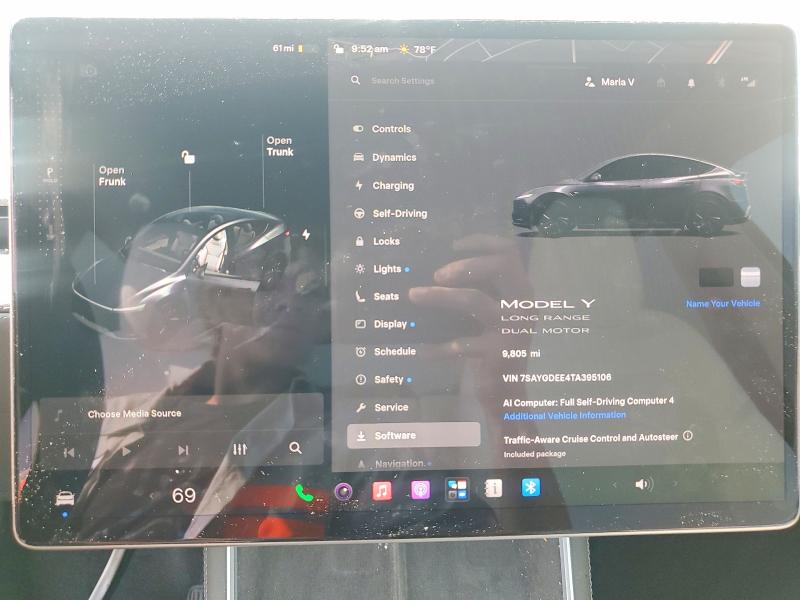 Продаж на аукціоні авто 2026 Tesla Model Y, vin: 7SAYGDEE4TA395106, номер лоту: 64630466