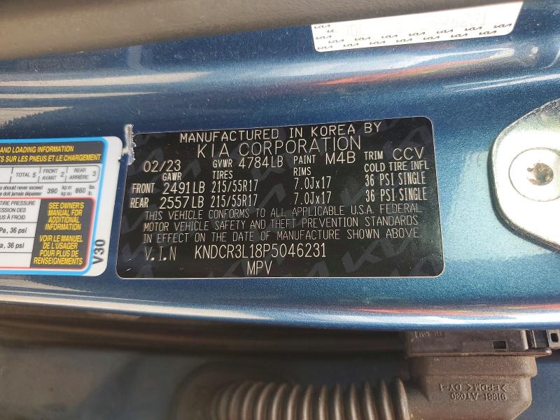Aukcja sprzedaży 2023 Kia Niro, vin: KNDCR3L18P5046231, numer aukcji: 64092316