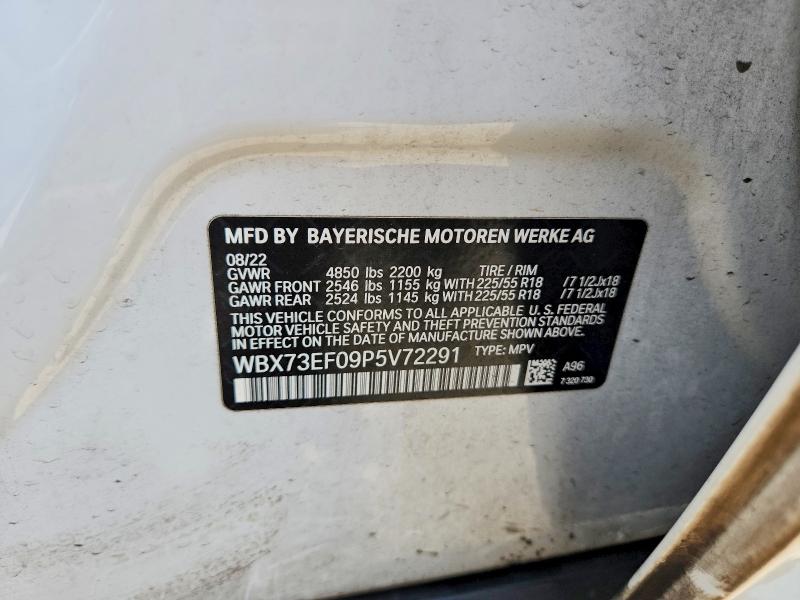 64627046 :رقم المزاد ، WBX73EF09P5V72291 vin ، 2023 Bmw X1 مزاد بيع