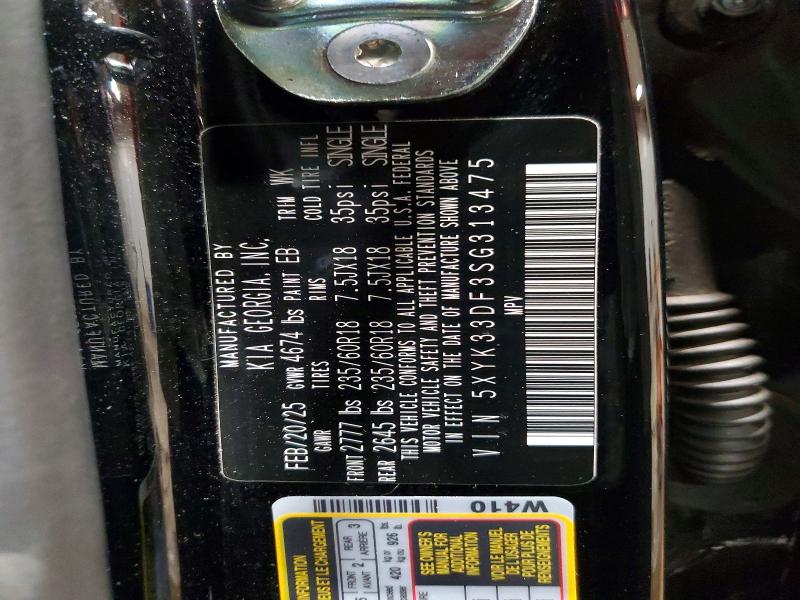 Продаж на аукціоні авто 2025 Kia Sportage, vin: 5XYK33DF3SG313475, номер лоту: 65354296