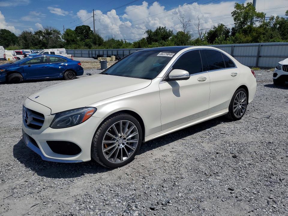 66229846 :رقم المزاد ، 55SWF4KB6FU015075 vin ، 2015 Mercedes-benz C مزاد بيع