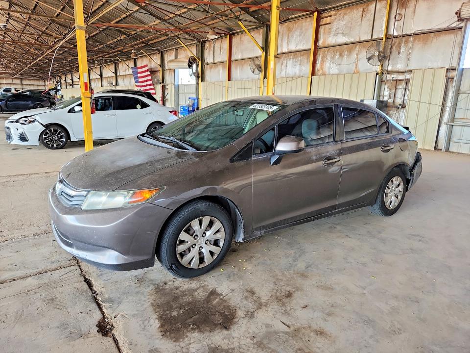 Продаж на аукціоні авто 2012 Honda Civic, vin: 2HGFB2F56CH585686, номер лоту: 62392346
