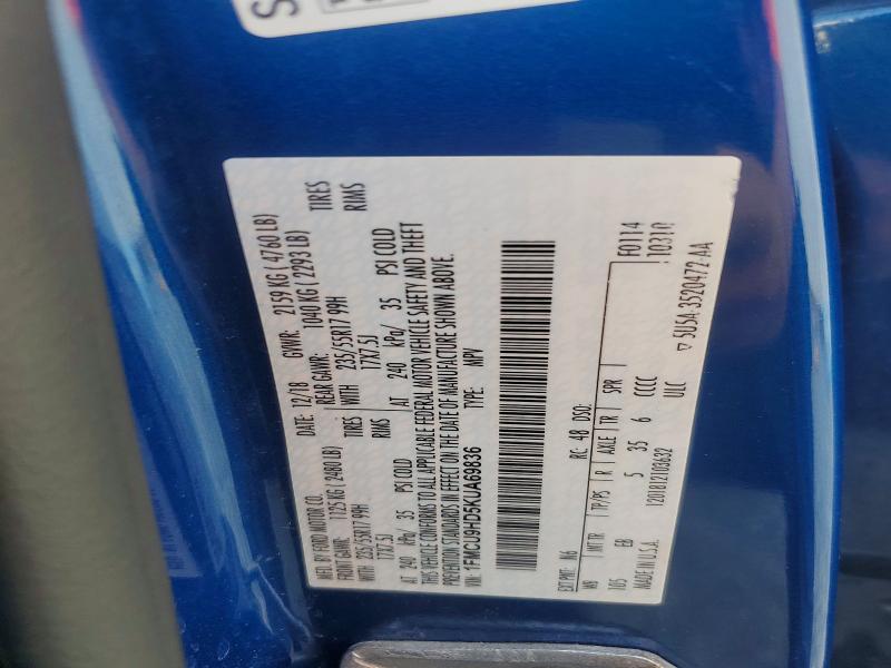 Продаж на аукціоні авто 2019 Ford Escape, vin: 1FMCU9HD5KUA69836, номер лоту: 66936696
