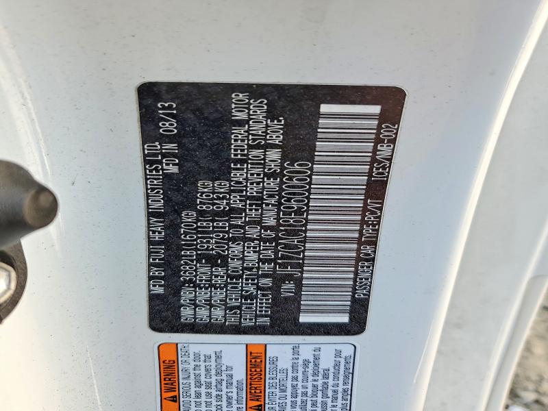 65884596 :رقم المزاد ، JF1ZCAC18E9600606 vin ، 2014 Subaru Brz مزاد بيع