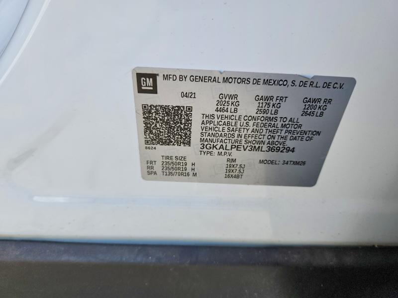 Aukcja sprzedaży 2021 Gmc Terrain, vin: 3GKALPEV3ML369294, numer aukcji: 64061206