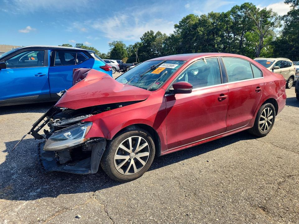 2017 Volkswagen Jetta მანქანა იყიდება აუქციონზე, vin: 3VWDB7AJ8HM410711, აუქციონის ნომერი: 66332886
