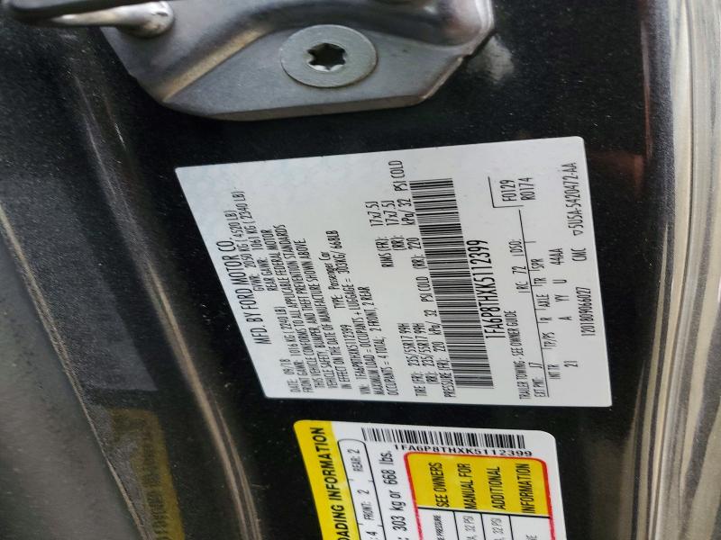 Aukcja sprzedaży 2019 Ford Mustang, vin: 1FA6P8THXK5112399, numer aukcji: 64260296