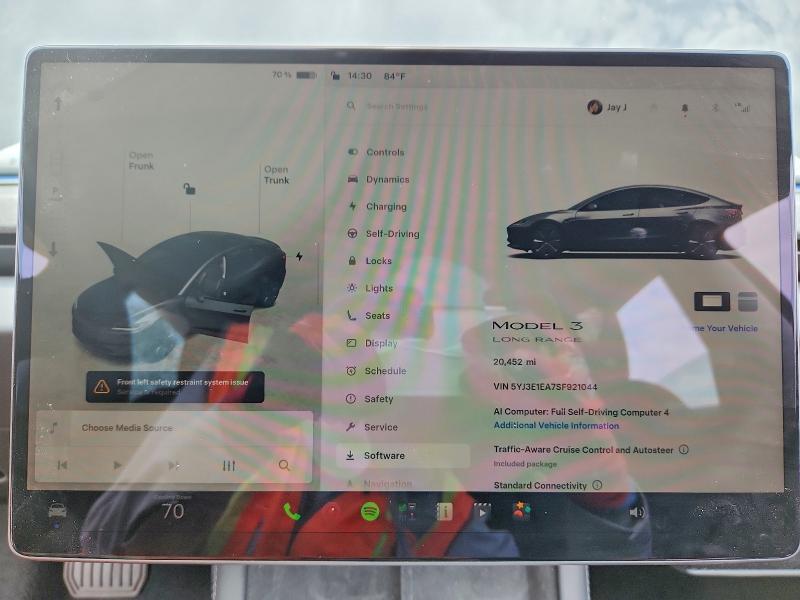 Продаж на аукціоні авто 2025 Tesla Model 3, vin: 5YJ3E1EA7SF921044, номер лоту: 63621756