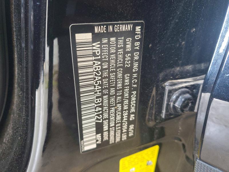 Продажа на аукционе авто 2017 Porsche Macan, vin: WP1AB2A54HLB14127, номер лота: 64028646