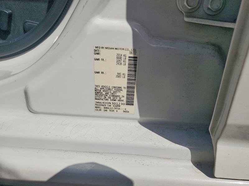 2023 Nissan Altima მანქანა იყიდება აუქციონზე, vin: 1N4AL4CV1PN301230, აუქციონის ნომერი: 65432026