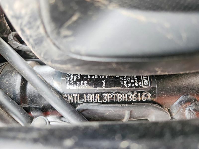 65833786 :رقم المزاد ، SMTL10UL3PTBH3616 vin ، 2023 Triumph Motorcycle Trident 660 مزاد بيع