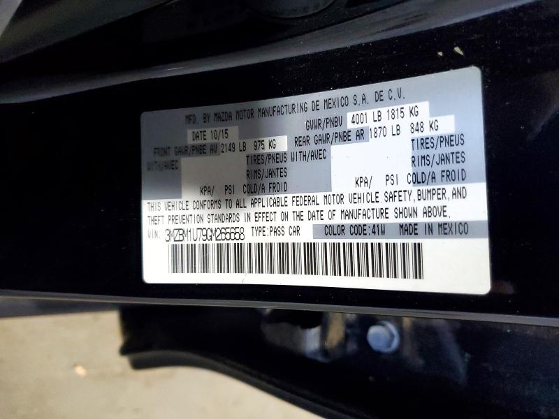 Продажа на аукционе авто 2016 Mazda 3, vin: 3MZBM1U79GM265658, номер лота: 63659656