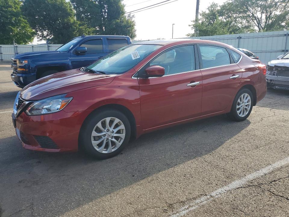 63696066 :رقم المزاد ، 3N1AB7AP1KY219001 vin ، 2019 Nissan Sentra مزاد بيع
