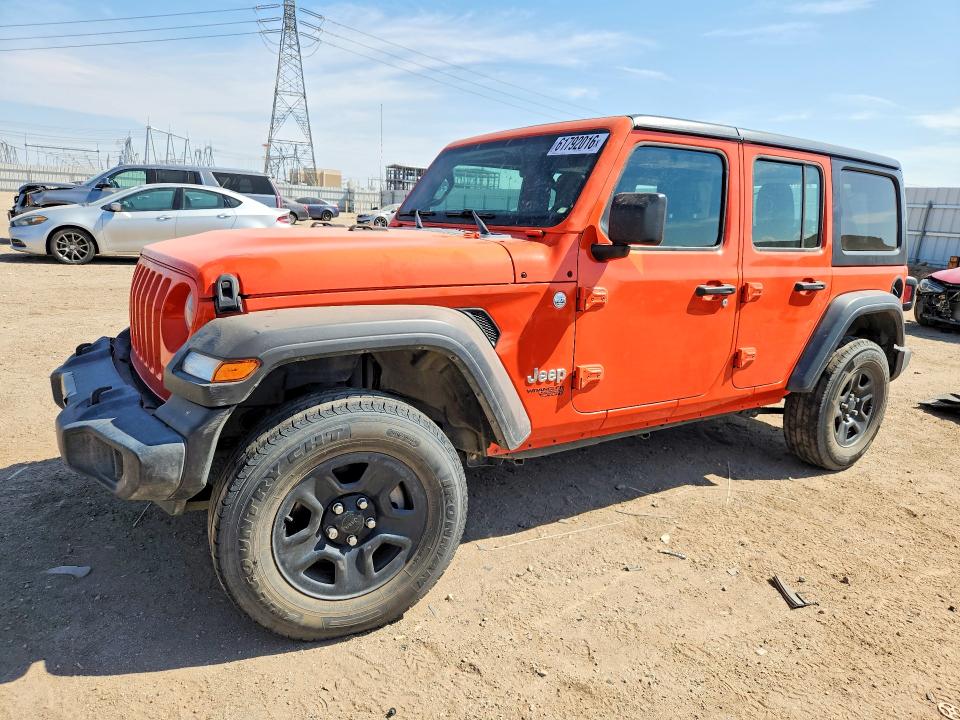 Aukcja sprzedaży 2018 Jeep Wrangler Unlimited, vin: 1C4HJXDN6JW203763, numer aukcji: 61792016
