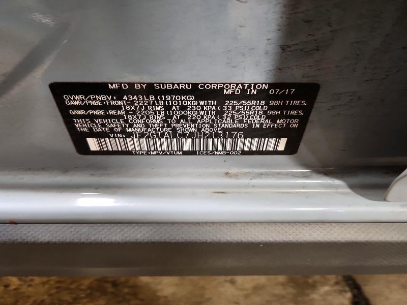 Aukcja sprzedaży 2018 Subaru Crosstrek, vin: JF2GTALC7JH213176, numer aukcji: 64585006