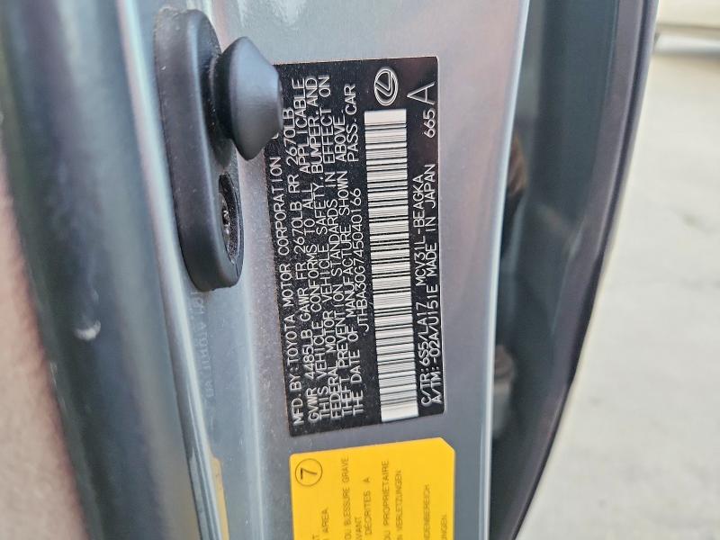 64270426 :رقم المزاد ، JTHBA30G745040166 vin ، 2004 Lexus Es مزاد بيع