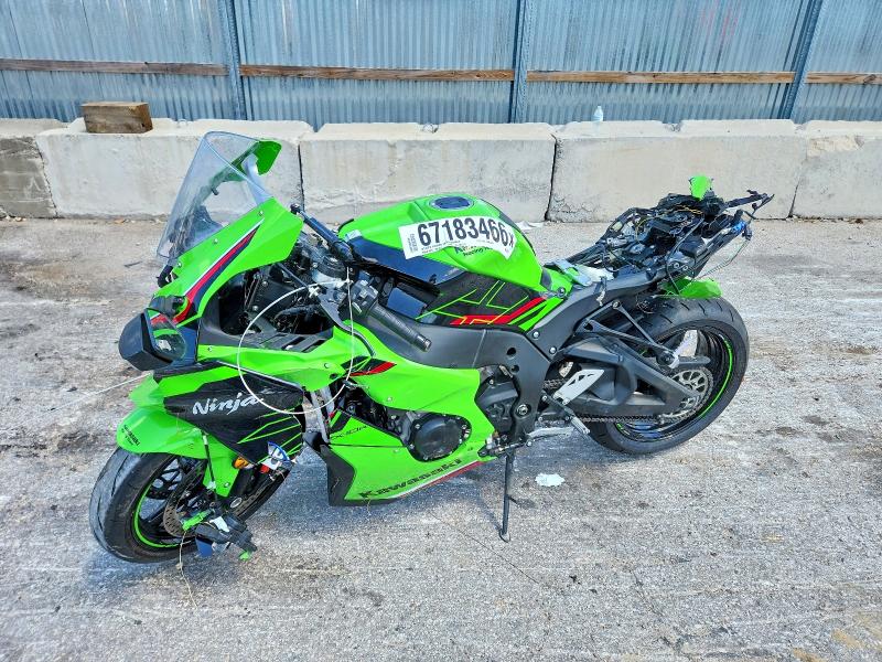 67183466 :رقم المزاد ، JKBZXVM12RA007127 vin ، 2024 Kawasaki Zx1002 مزاد بيع