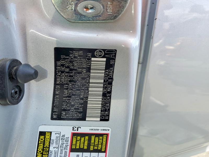 Продажа на аукционе авто 2010 Toyota Corolla, vin: 2T1BU4EE0AC464759, номер лота: 66987826