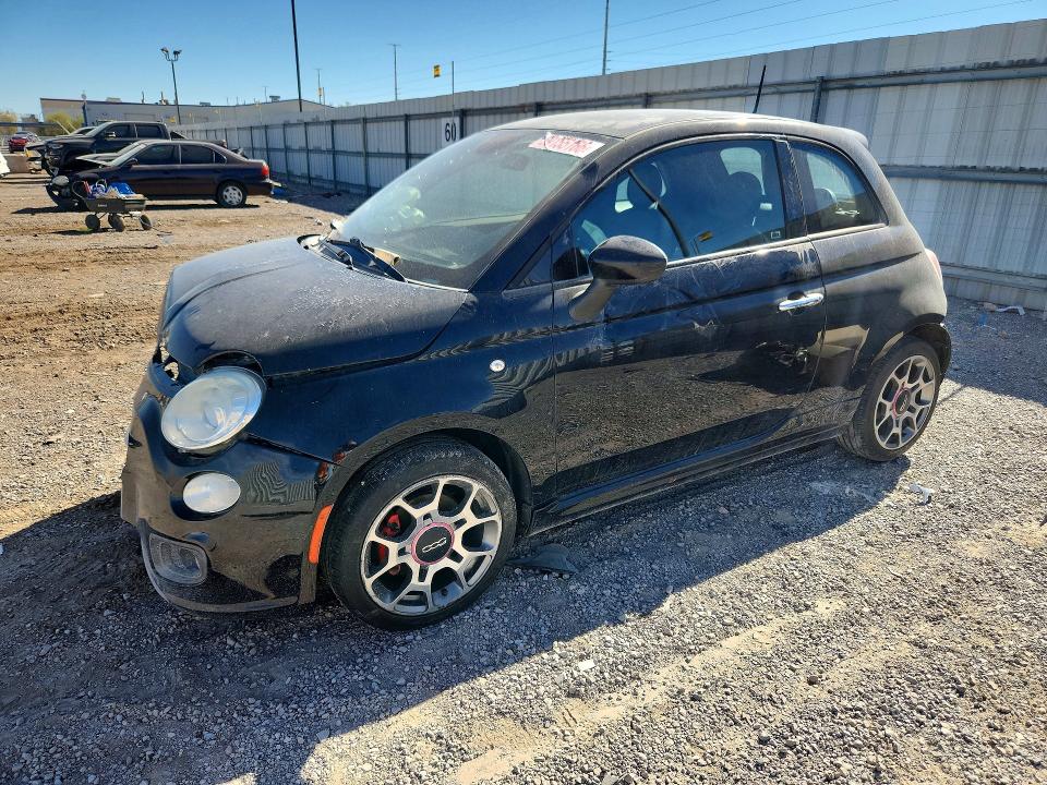 59155166 :رقم المزاد ، 3C3CFFBR2FT642729 vin ، 2015 Fiat 500 مزاد بيع