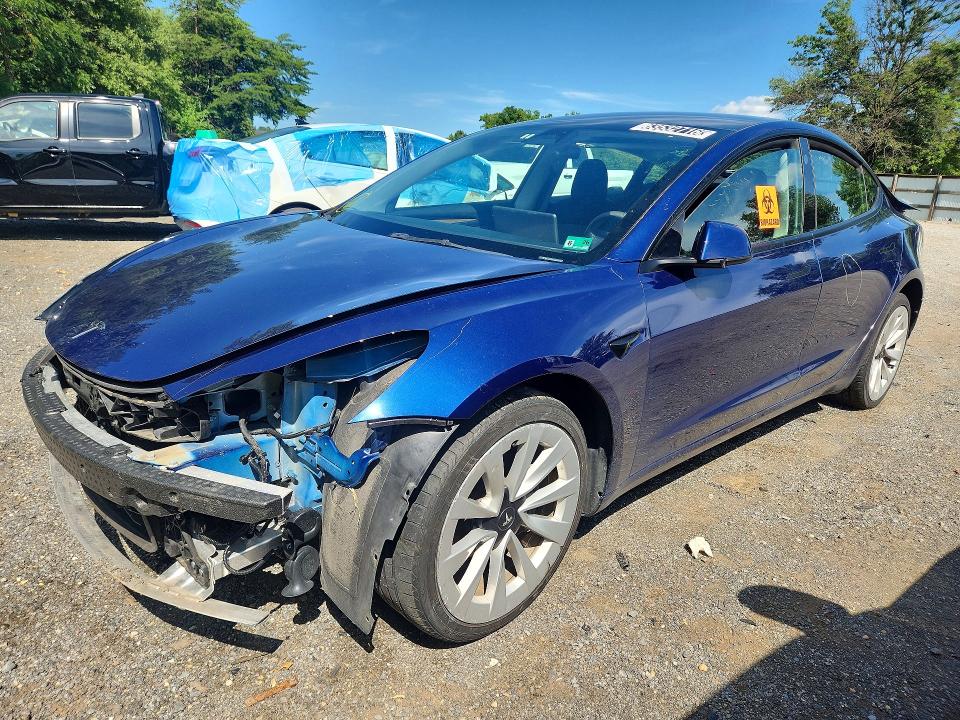 Aukcja sprzedaży 2022 Tesla Model 3, vin: 5YJ3E1EA9NF369843, numer aukcji: 63532716