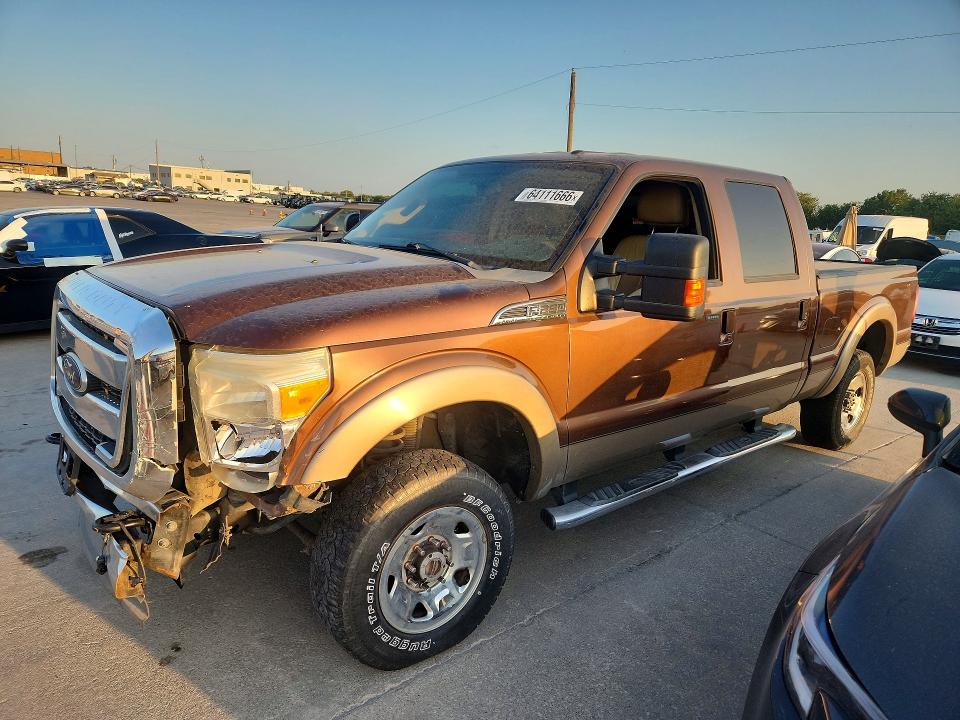 64111666 :رقم المزاد ، 1FT7W2B68BEA87632 vin ، 2011 Ford F250 مزاد بيع