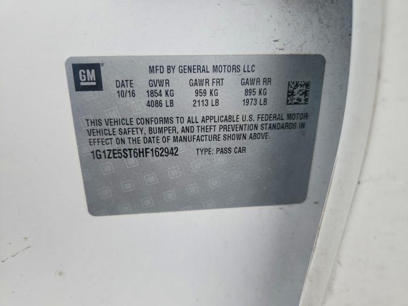Продаж на аукціоні авто 2017 Chevrolet Malibu, vin: 1G1ZE5ST6HF162942, номер лоту: 64493026