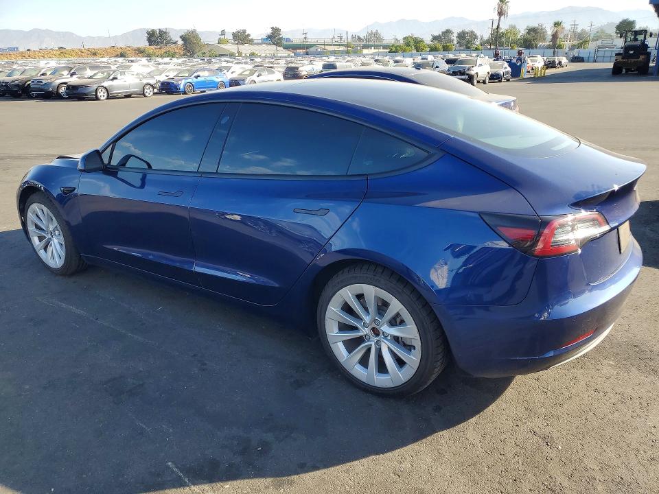 65823306 :رقم المزاد ، 5YJ3E1EA4NF142947 vin ، 2022 Tesla Model 3 مزاد بيع