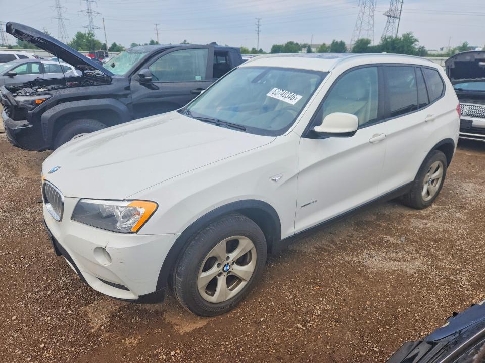 2012 Bmw X3 მანქანა იყიდება აუქციონზე, vin: 5UXWX5C5XCL720787, აუქციონის ნომერი: 63740346