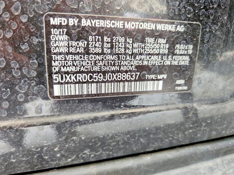 Aukcja sprzedaży 2018 Bmw X5, vin: 5UXKR0C59J0X88637, numer aukcji: 66483396
