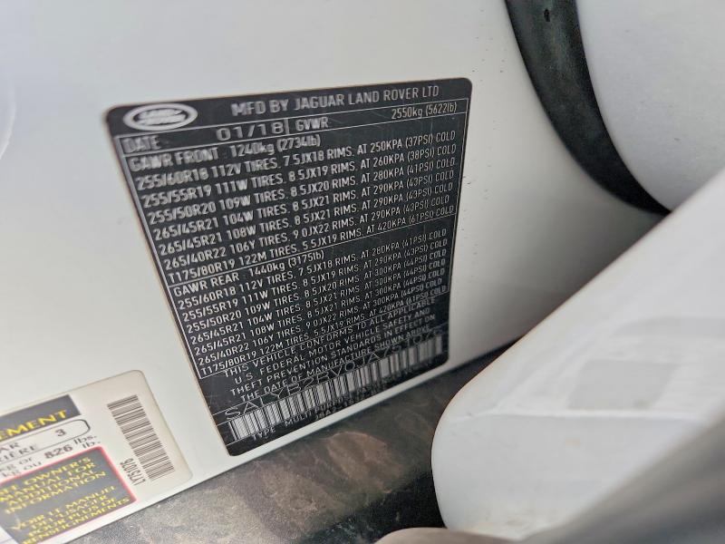 Продажа на аукционе авто 2018 Land Rover Range Rover Velar, vin: SALYB2RV0JA751076, номер лота: 67152436