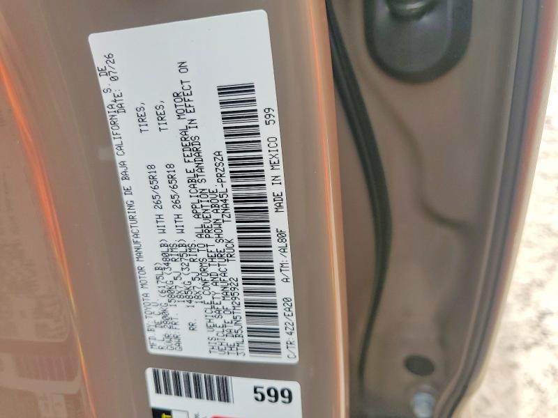 Продаж на аукціоні авто 2026 Toyota Tacoma, vin: 3TMLB5JN5TM295922, номер лоту: 66762696