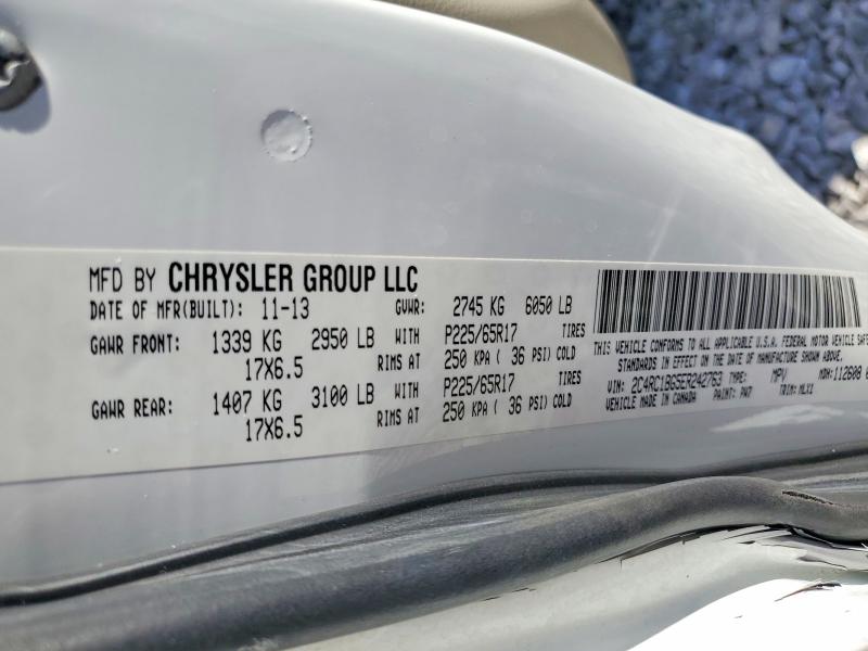 Aukcja sprzedaży 2014 Chrysler Town & Country, vin: 2C4RC1BG5ER242763, numer aukcji: 63892686