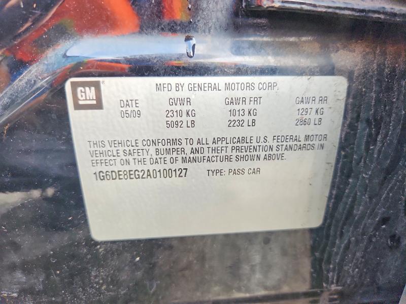 66570176 :رقم المزاد ، 1G6DE8EG2A0100127 vin ، 2010 Cadillac Cts مزاد بيع