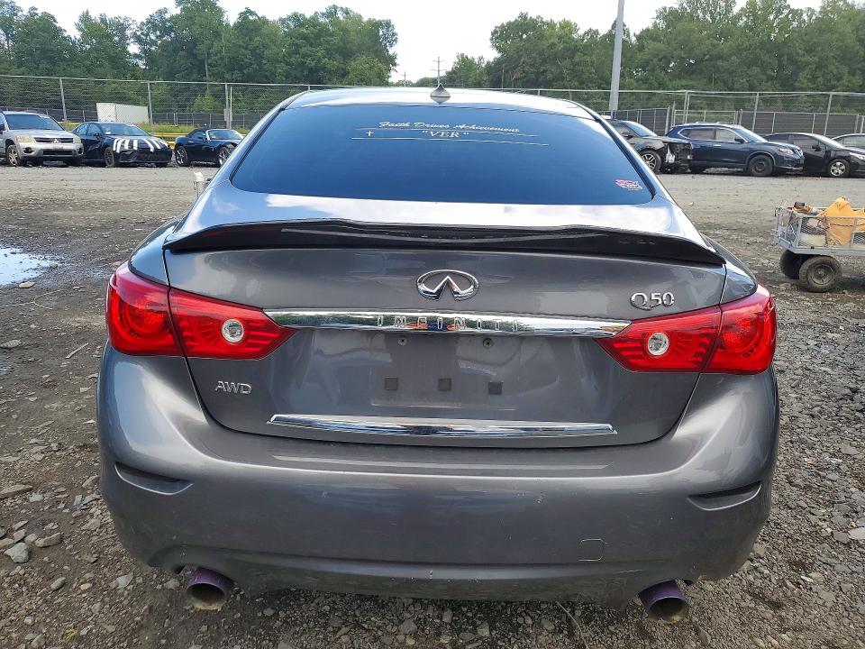 2015 Infiniti Q50 მანქანა იყიდება აუქციონზე, vin: JN1BV7AR6FM398965, აუქციონის ნომერი: 63521806