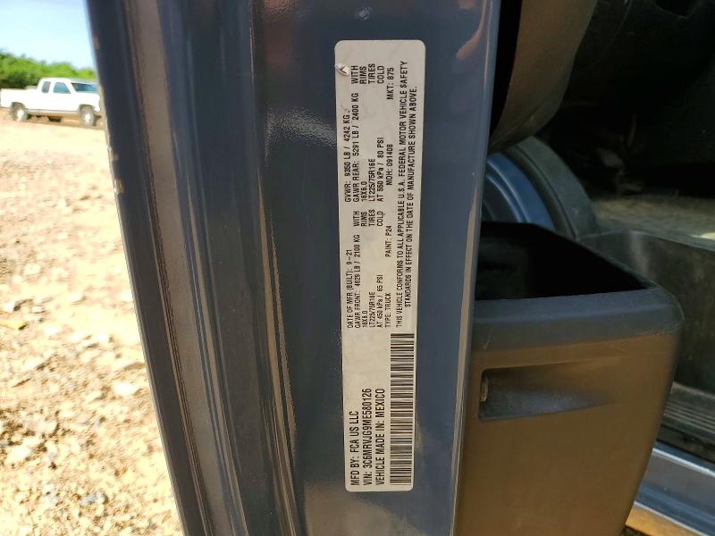 Aukcja sprzedaży 2021 Ram Promaster 3500, vin: 3C6MRVJG9ME580126, numer aukcji: 64736346