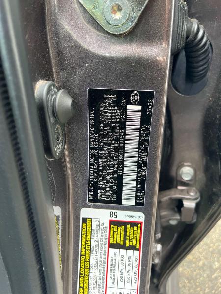 Продаж на аукціоні авто 2020 Toyota Camry, vin: 4T1K61BK1LU004546, номер лоту: 65279006