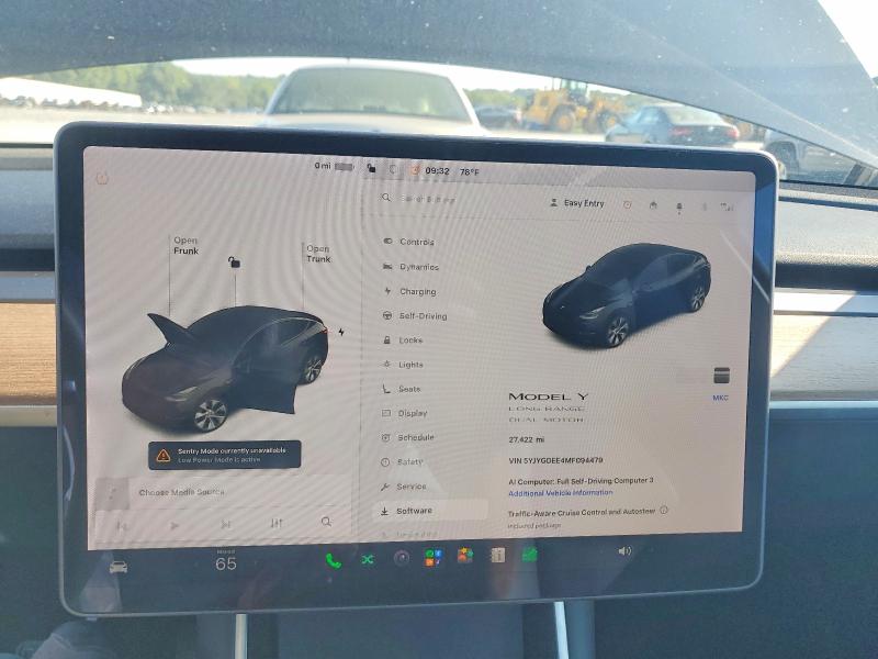 65417556 :رقم المزاد ، 5YJYGDEE4MF094479 vin ، 2021 Tesla Model Y مزاد بيع