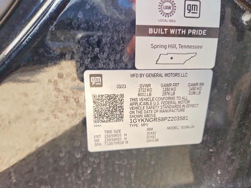 Aukcja sprzedaży 2023 Cadillac Xt5, vin: 1GYKNGRS8PZ203581, numer aukcji: 65704016